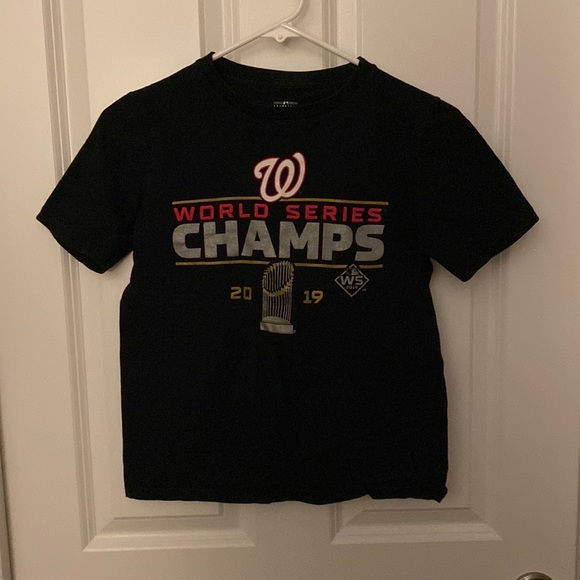 Washington Nationals Youth World Series Champions Shirt - Size Medium / 10-12 - Picture 1 of 5